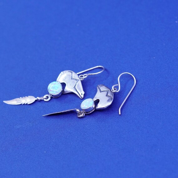 Navajo Glenn Irene sterling 925 silver handmade bear … Gem