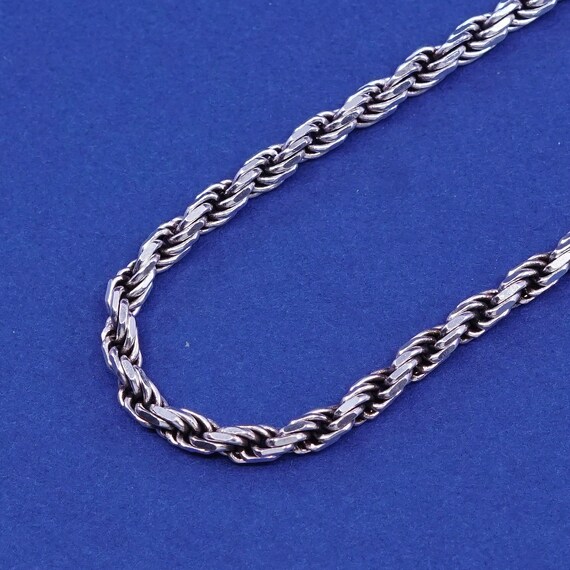 Italy 925 Sterling Silver Two Tone Wide Hollow Link Bracelet 6 34