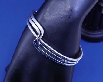 7インチ、ヴィンテージ スターリングシルバー ハンドメイド 7インチ、ヴィンテージ スターリングシルバー ハンドメイド
