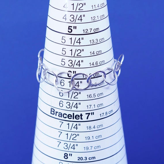 Adjustable”, Sterling silver handmade bracelet, 9… - image 7