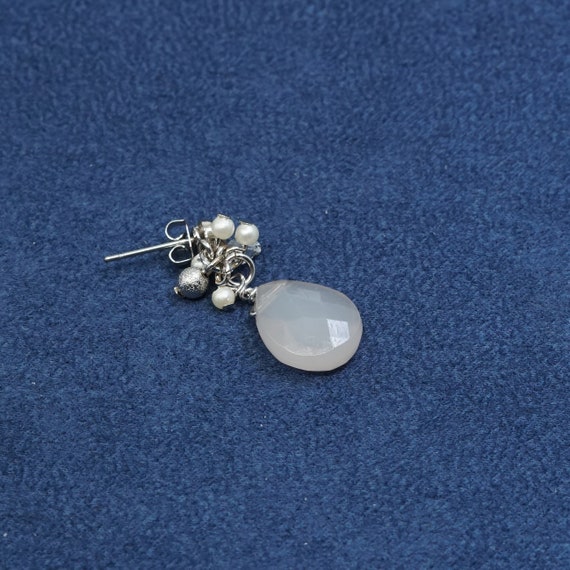 Vintage (500319) sterling silver handmade earring… - image 4