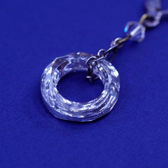 Vintage Sterling 925 silver handmade earrings wit… - image 8
