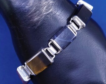 7, 0.5 Wide, Vintage 530687 Sterling Silver Handmade