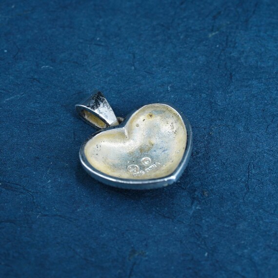 Vintage Sterling silver handmade pendant, 925 sil… - image 4