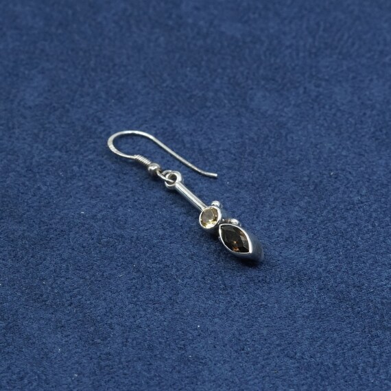 Vintage (500507) Sterling silver handmade earring… - image 3
