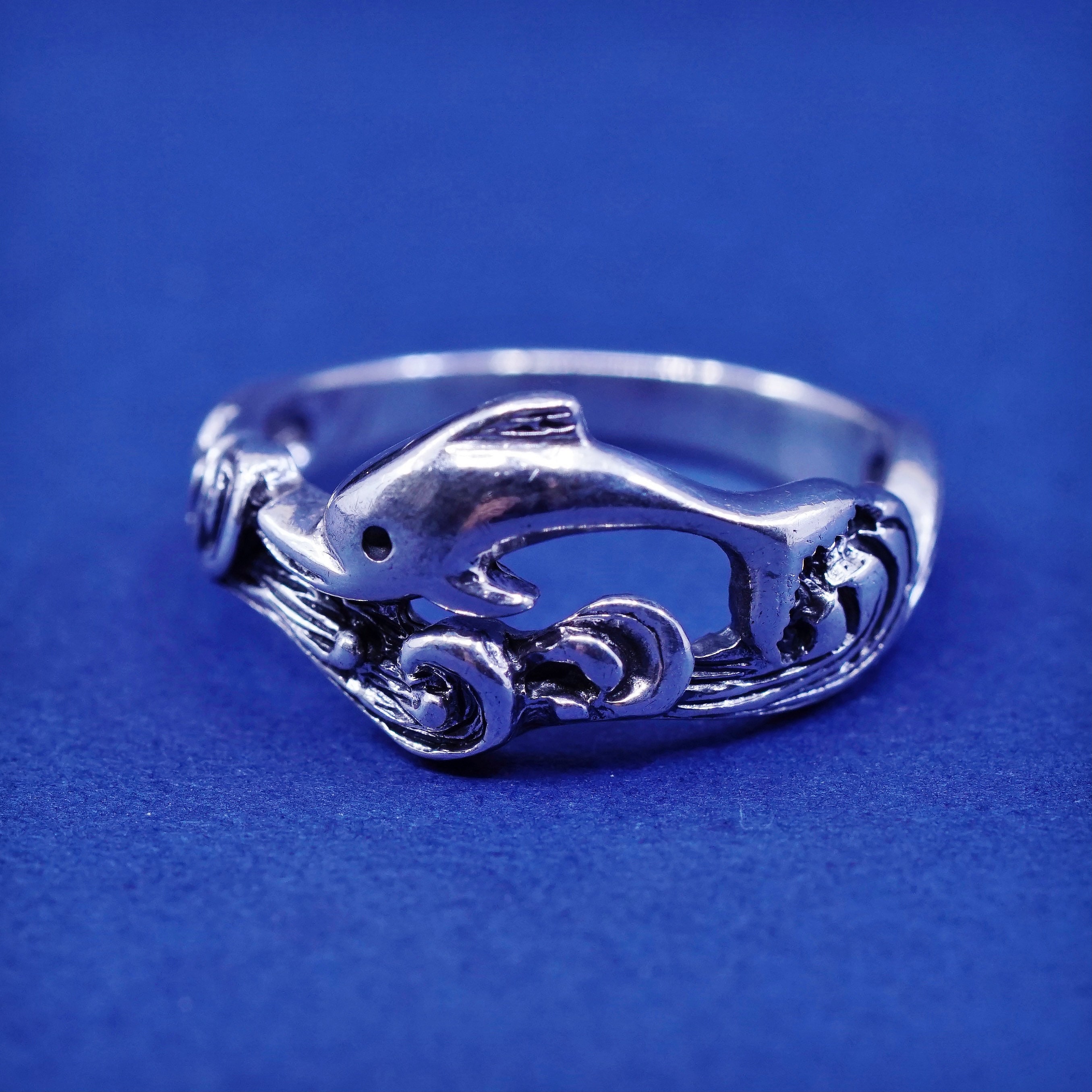Size 6, Vintage Sterling Silver Handmade Ring, 925 Band With
