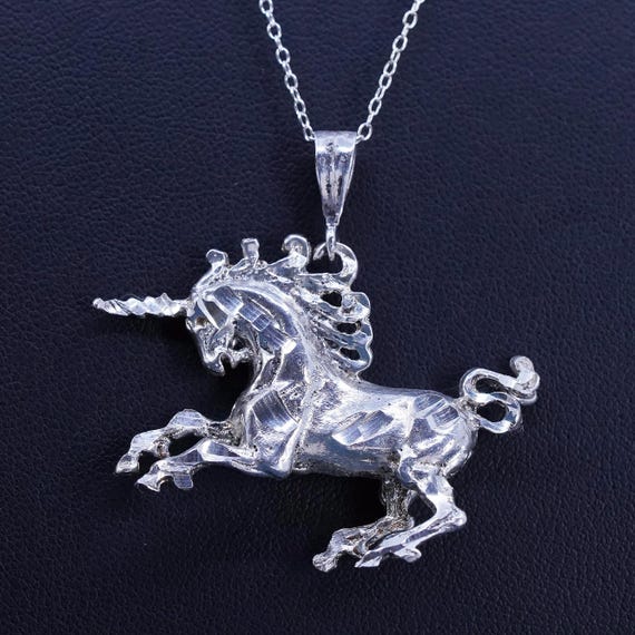 Vintage unicorn necklace on - Gem Vintage unicorn necklace on - Gem