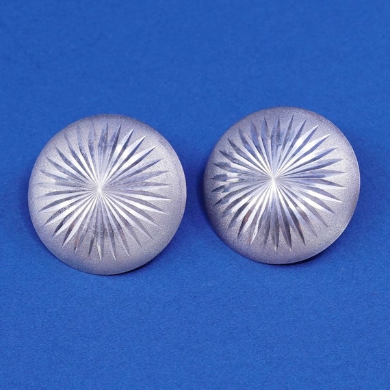 Vintage (500178) sterling silver handmade earring… - image 2