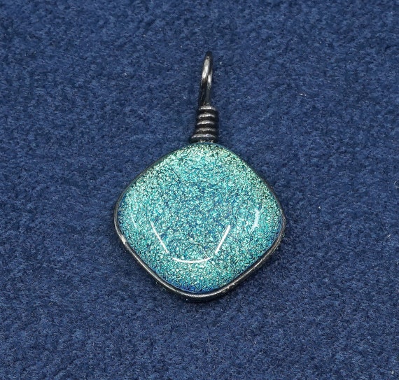 Vintage (520285) sterling silver handmade pendant… - image 2