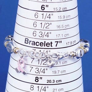 6.25+1”, vtg Brighton B Silver Tone bracelet, with heart charm “sister, mother image 7