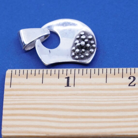 Vintage sterling silver handmade pendant, sterlin… - image 7