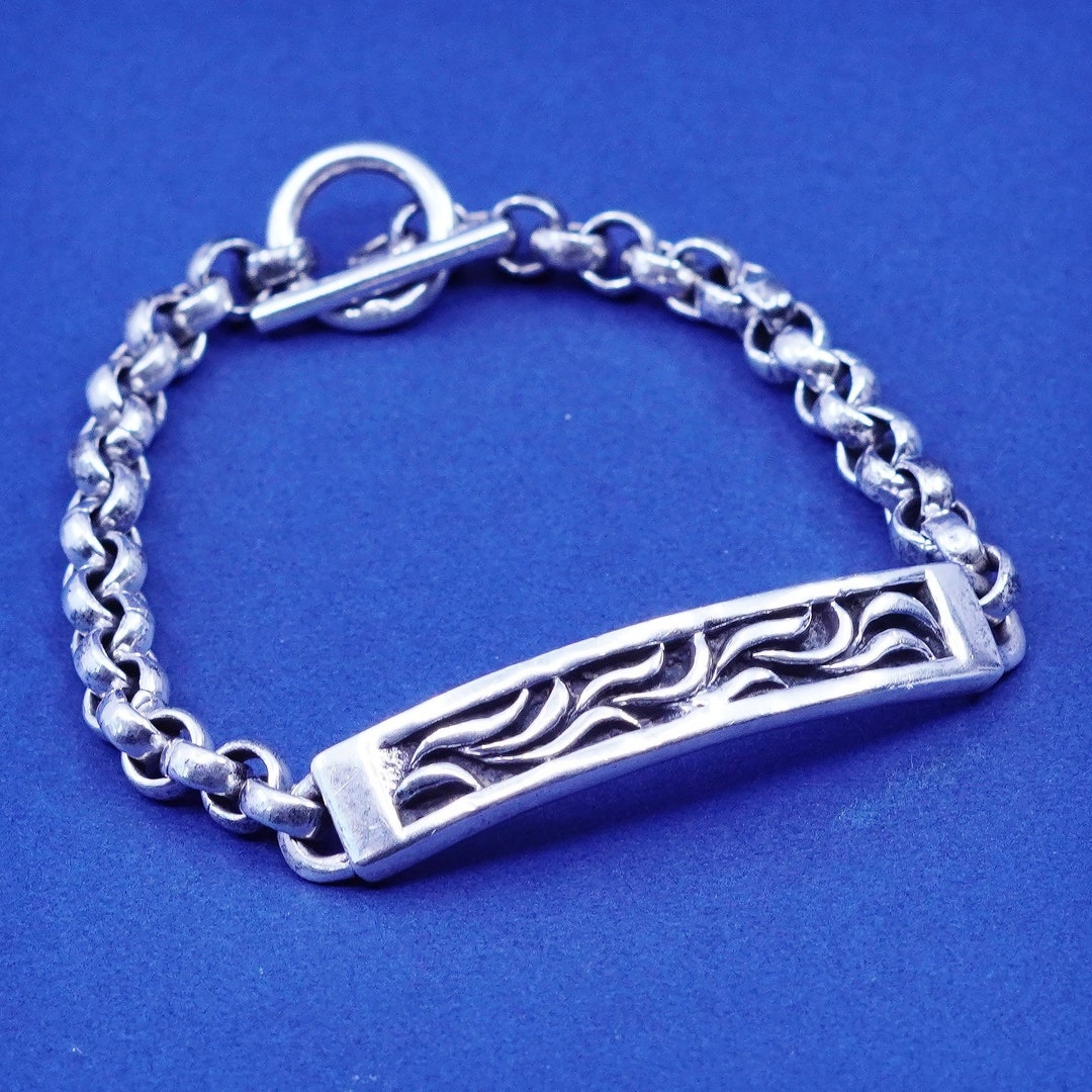 Joyería Turquesa Natural Pulsera De Plata 925 Con Piedra Turquesa Rosa - Hecha A Mano, Ajustable, Ideal Para Regalo Pulsera Turquesa Plata 925