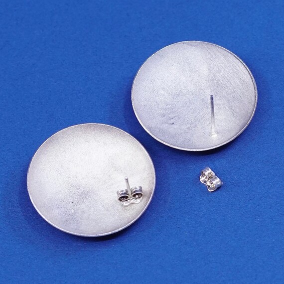 Vintage (500178) sterling silver handmade earring… - image 5