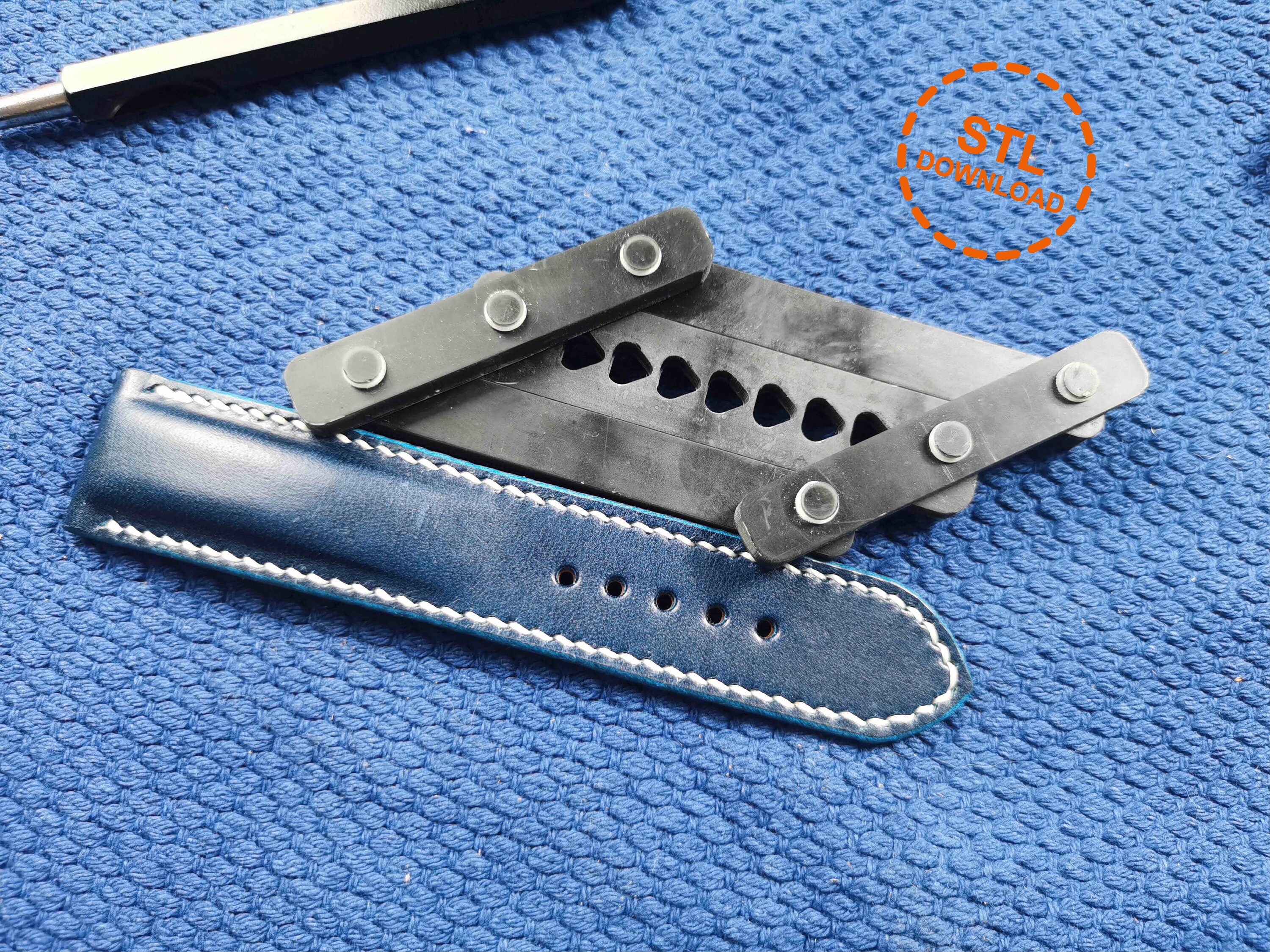 Leather Craft Centering Ruler for Watch Strap Etsy