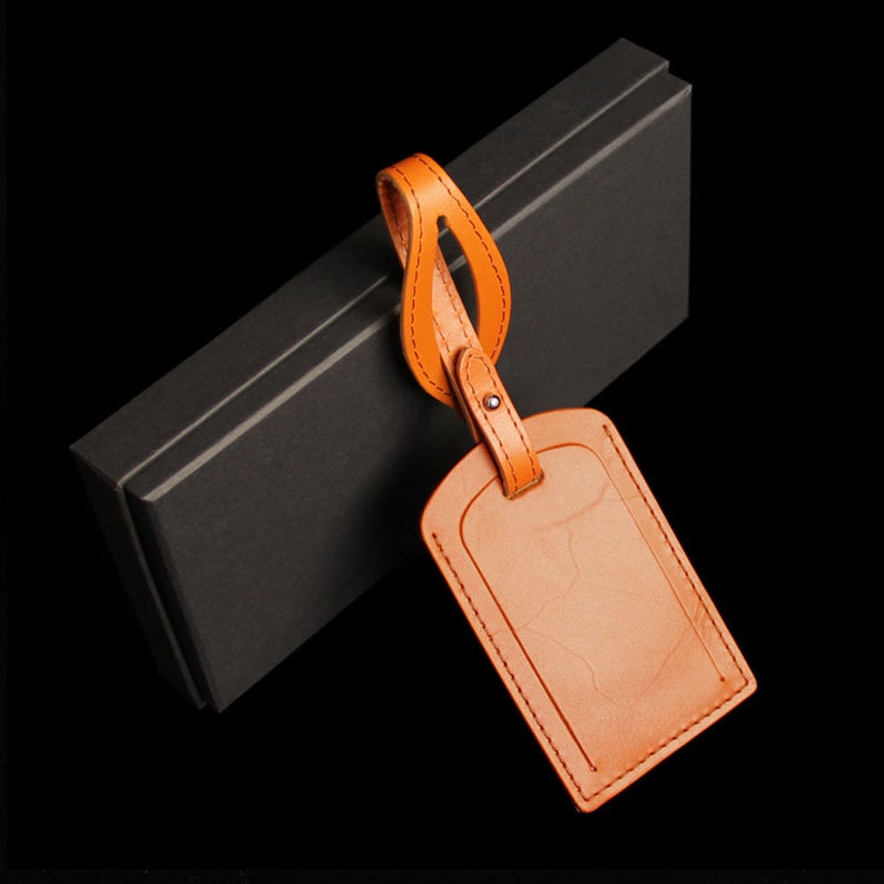 Personalized Luggage Tag Leather Pattern/ Template/ Travel Etsy