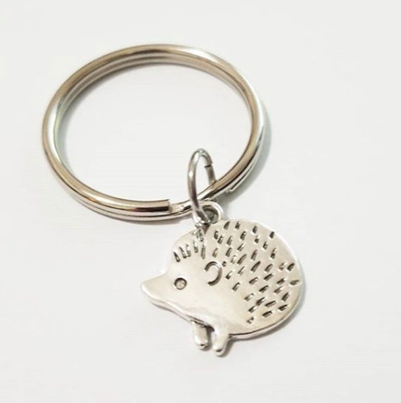 hedgehog keychain
