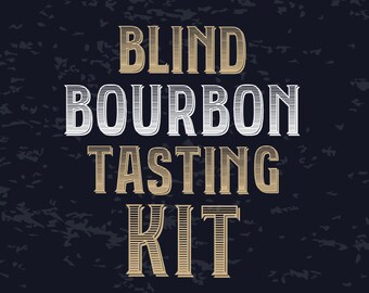 Kit per la degustazione alla cieca di bourbon: schede segnapunti e cartelli (download digitale)