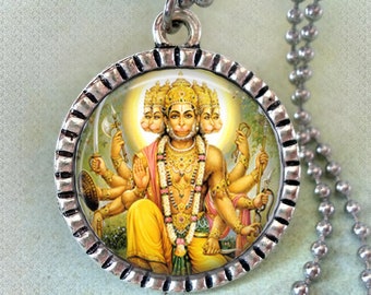 Hanuman Necklace, Hindu God of Wisdom, Strength, Devotion, Courage, and Self-Discipline, Divine Vanara, Handcrafted with Love