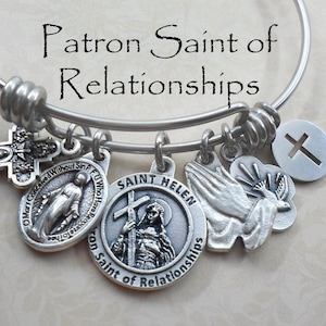Saint Helen Bangle, Empress, Patron Saint of Relationships, Archaeologists, Converts, Divorced People, Difficult Marriages, Saint Helena