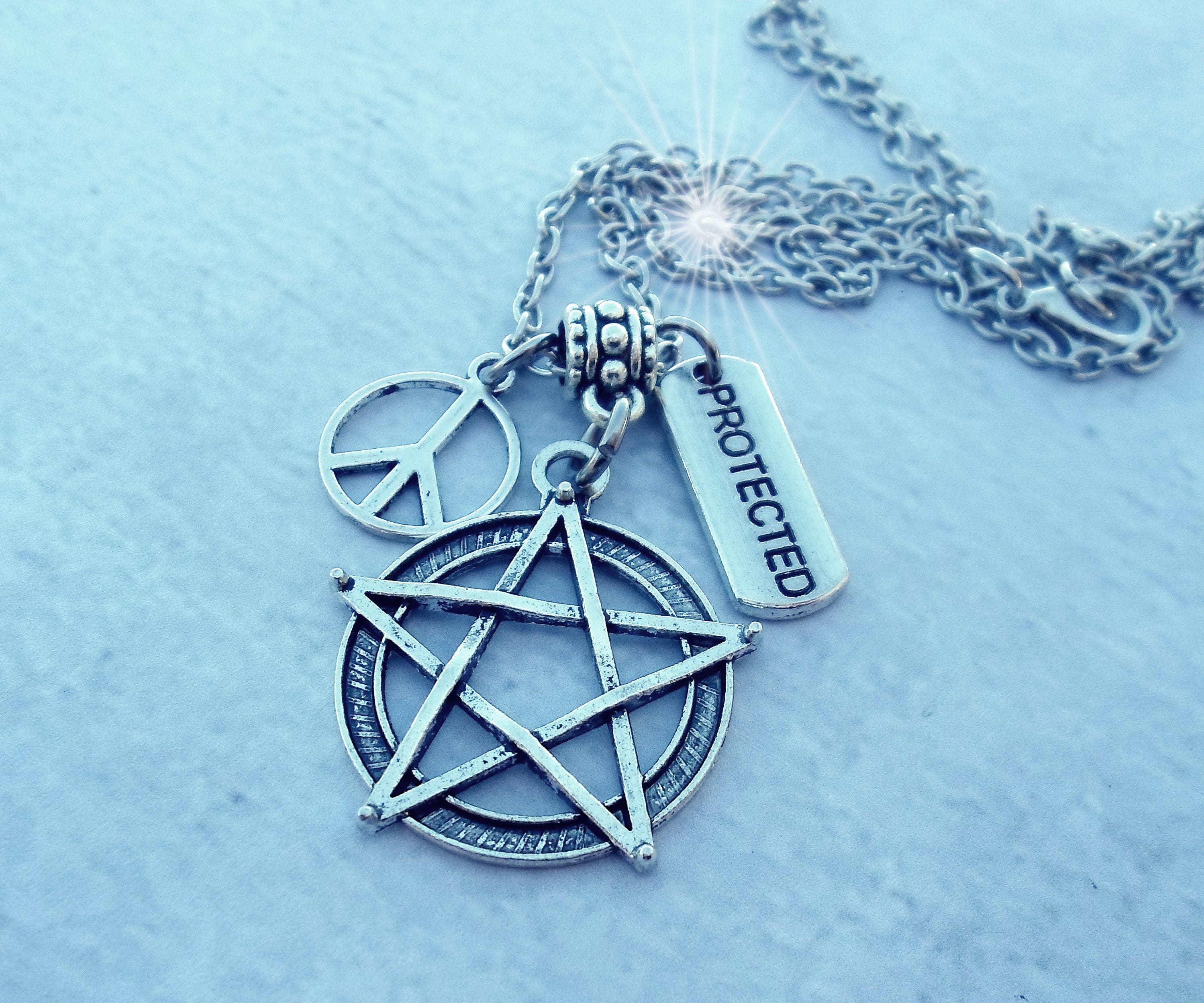 Star For Protection Pentacles Protection Jewelry Pentagram Or Pentacle Magic Star Symbol