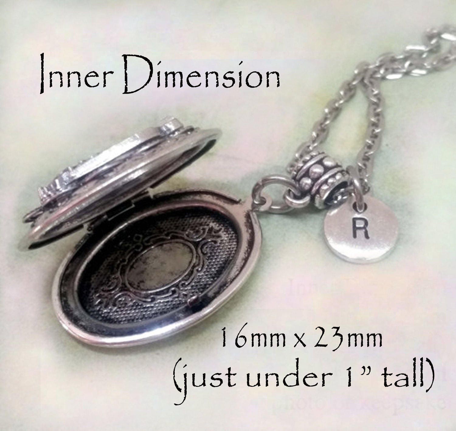 Mermaid Necklace Mermaid Locket Personalized Wletter