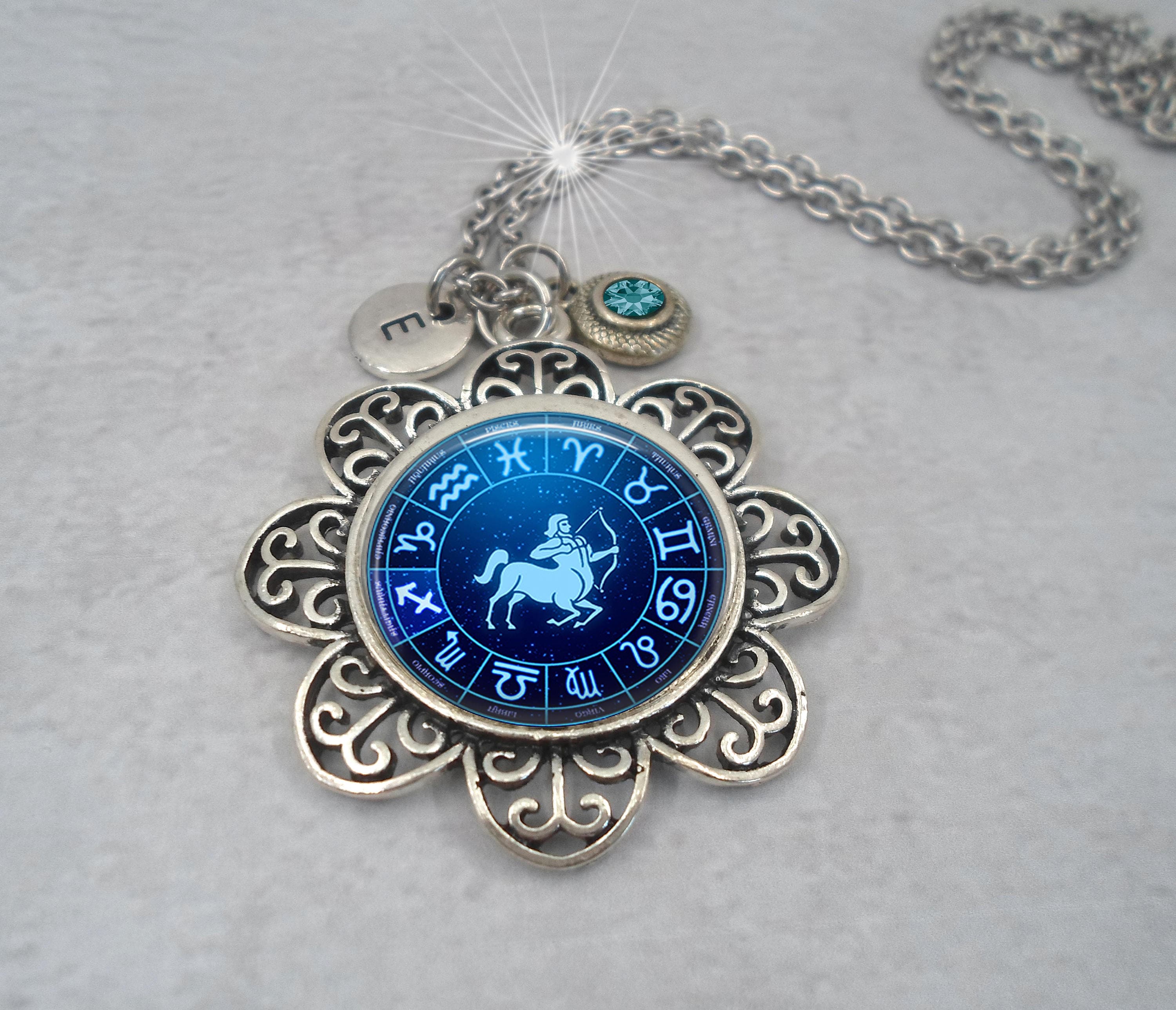 Swarovski sagittarius sales necklace