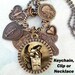 Archangel Michael Necklace, Keychain or Clip, Patron Saint ...