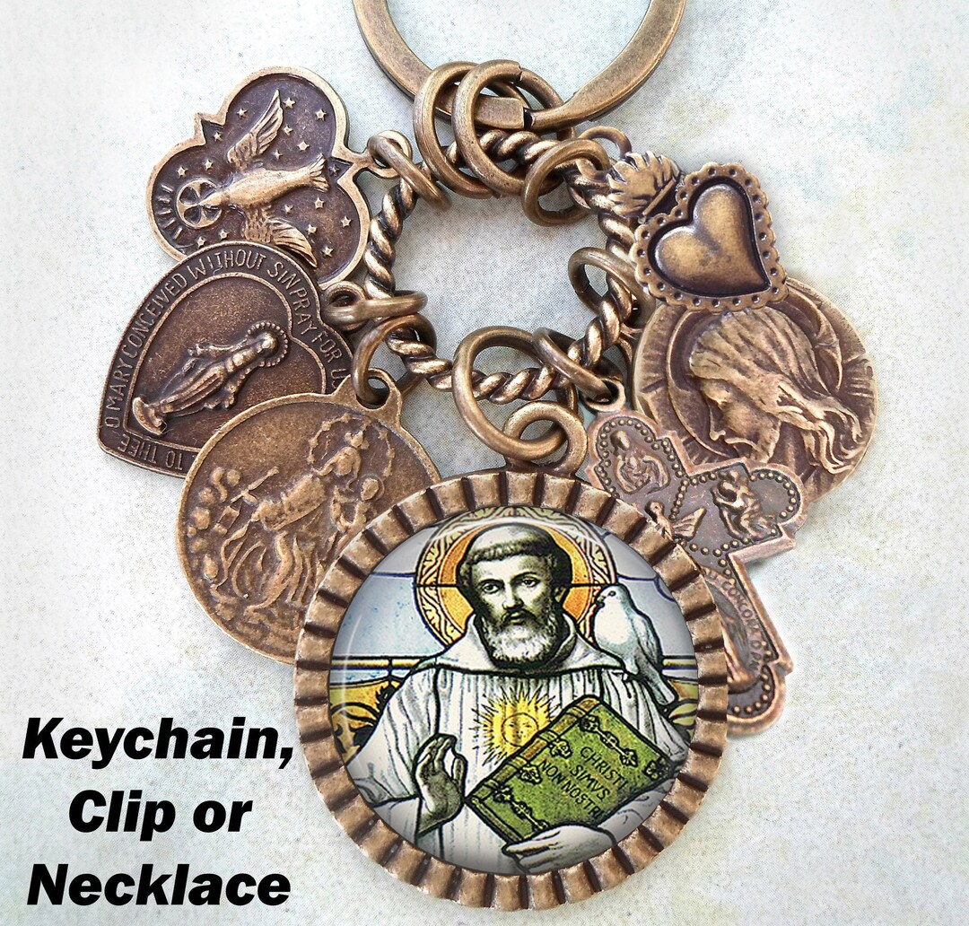 St. Columban Patron Saint of Motorcyclists Clip Keychain or Etsy