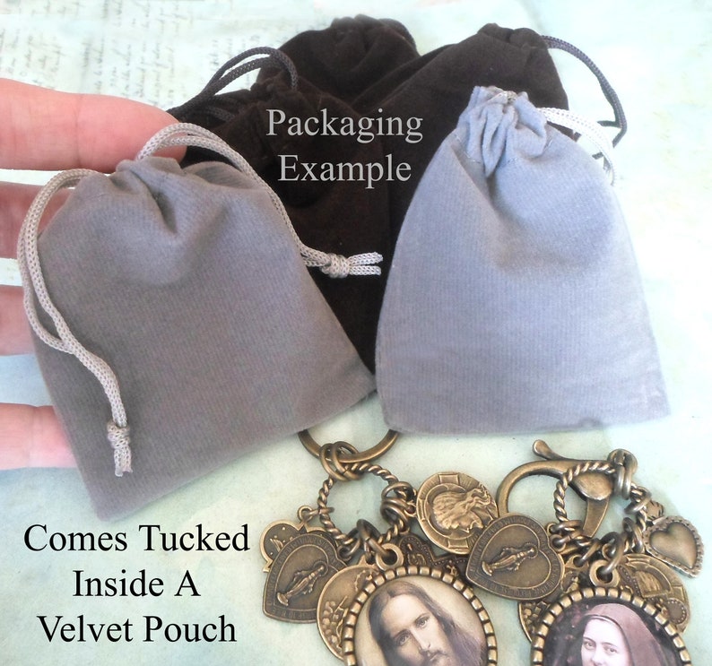 St Handcrafted with lOve! Confirmation Gift Patron Saint Serafina Necklace Catholic Jewelry Keychain or Clip