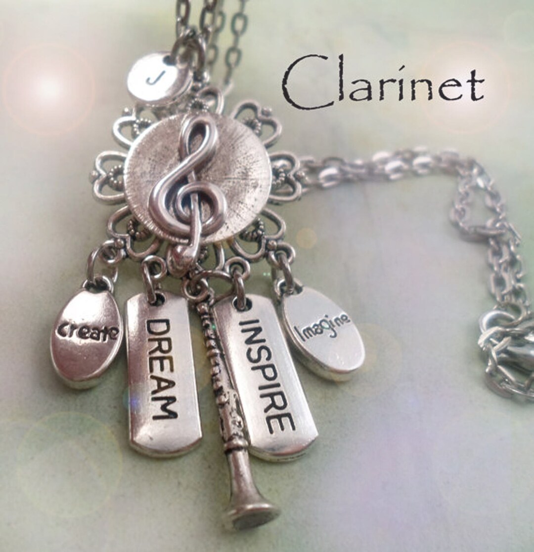 Necklace Wletter Charm of Your Choice, Birthday Gift, Player Gift, I Love