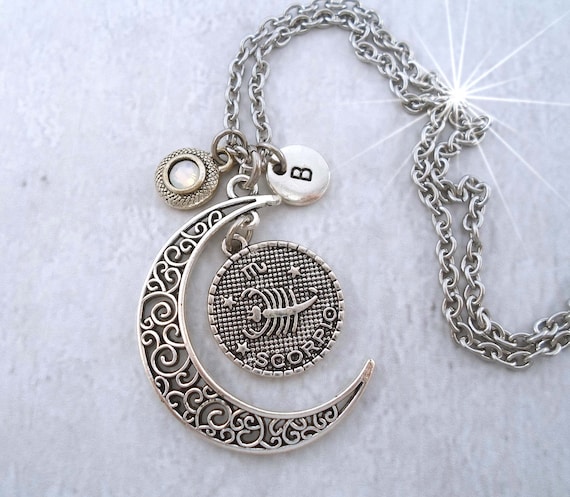 Set di 2 collane con pendente a forma di simbolo delle 12 costellazioni, collana vintage a forma di luna luminosa, collana di carta zodiacale con stile nuovo per il commercio transfrontaliero, catena