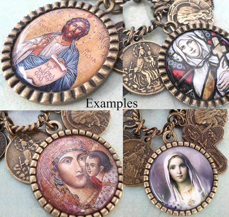 Joseph of Cupertino Necklace Patron Saint Keychain or Clip St Confirmation Gift Handcrafted with lOve! Catholic Jewelry