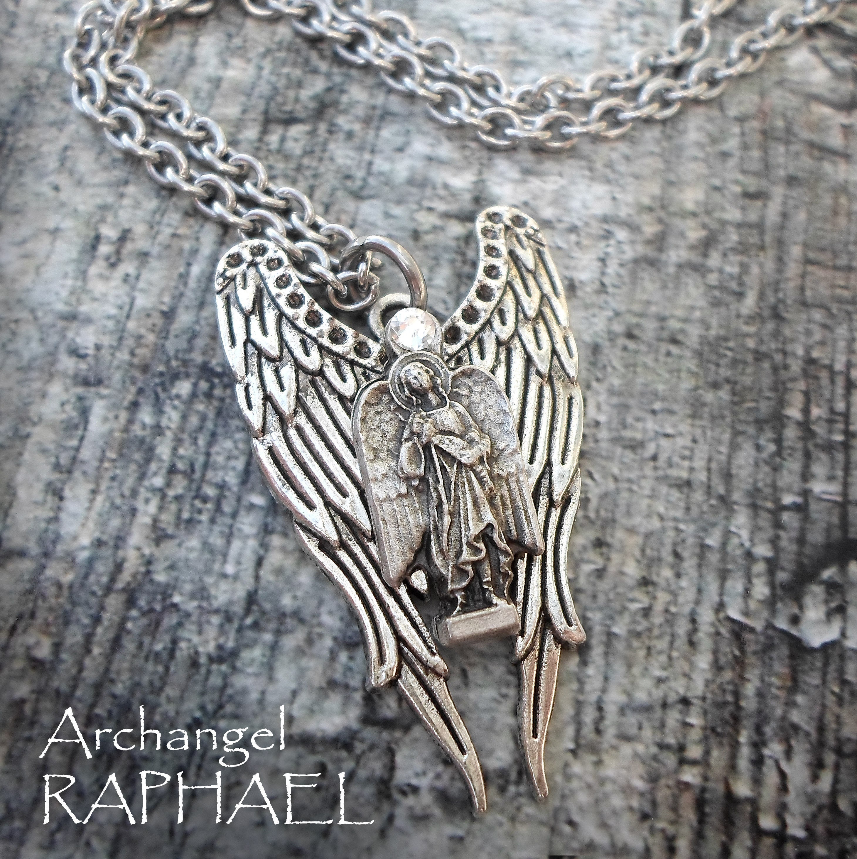 St Raphael Necklace - Etsy Canada