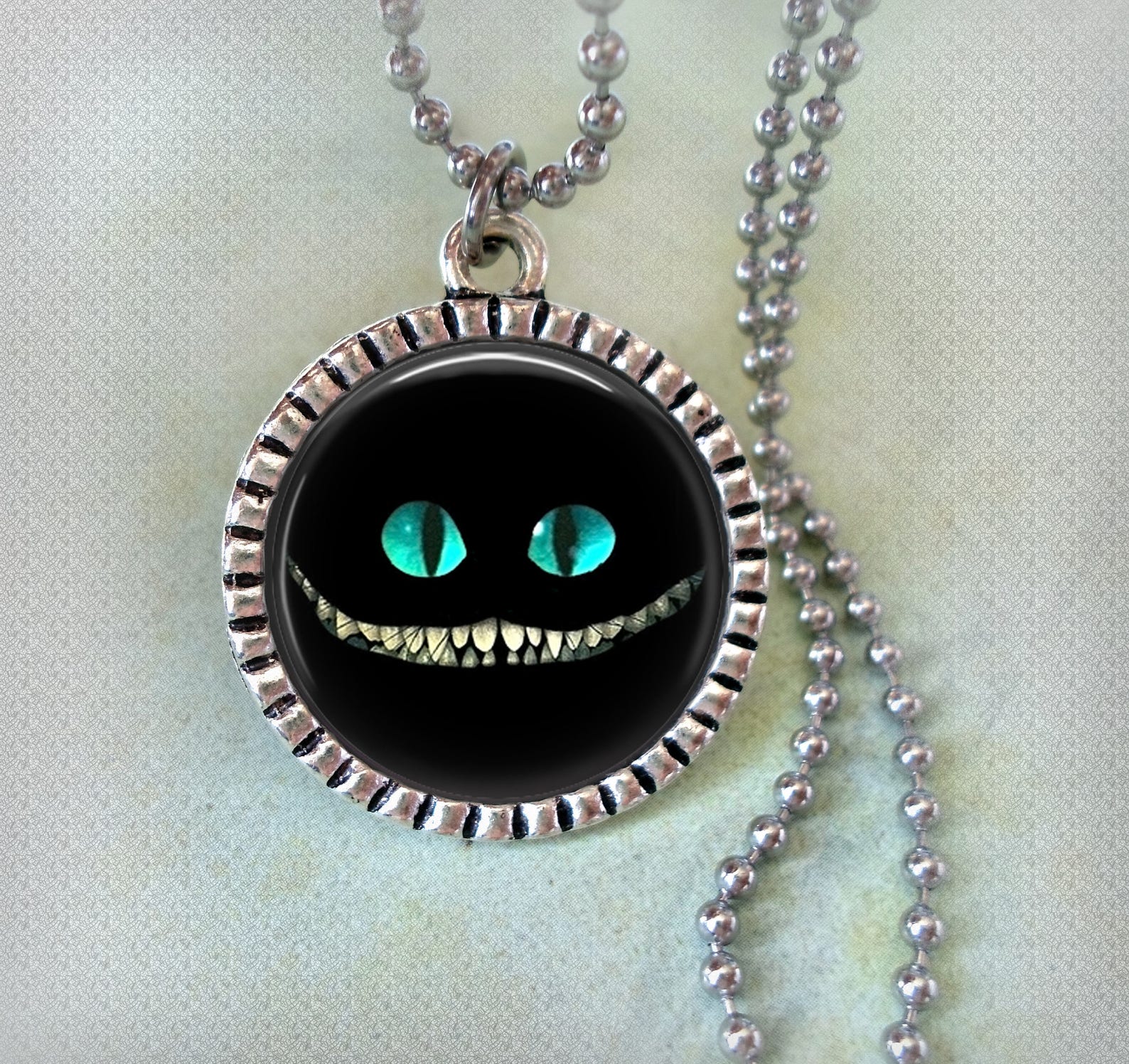Cheshire Cat Necklace Men Women Teens Kids Alice in Etsy