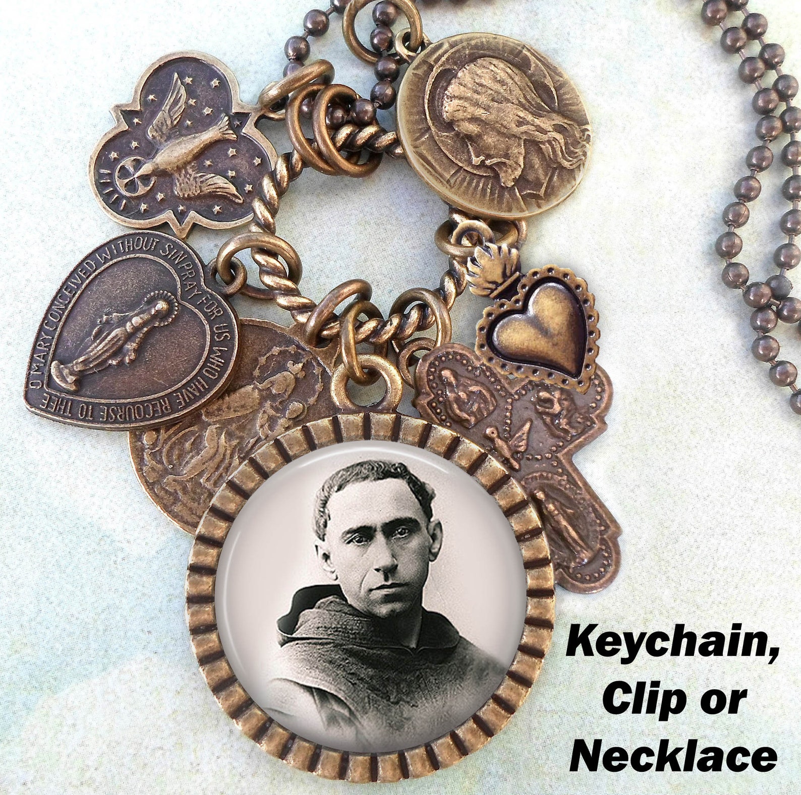 St. Ezekiel Patron Saint of Cancer Patients Necklace Etsy