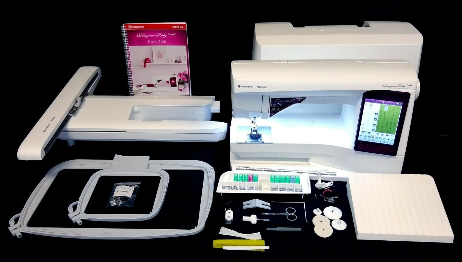 Designer Ruby Royale Husqvarna Viking Sewing & Embroidery Etsy