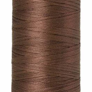 Mettler "Silk Finish" Cotton Thread 50wt 500m/547yds Espresso Brown 9104-1380 - Old Number  104-0745 or 104-745