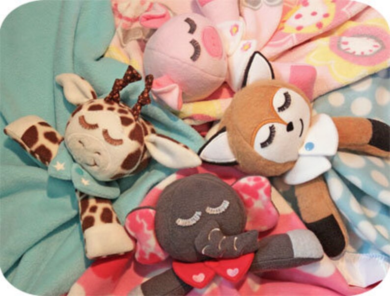 Lullaby Blanket Babies Set Sewing and Embroidery Pattern by Etsy