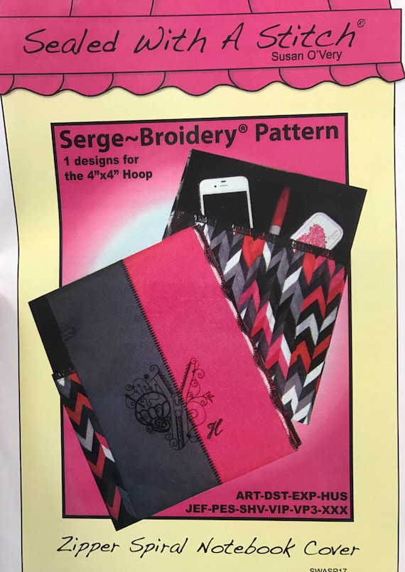 Sewing Tote Serge-Broidery project on multi-format CD by Sue O/'Very Designs