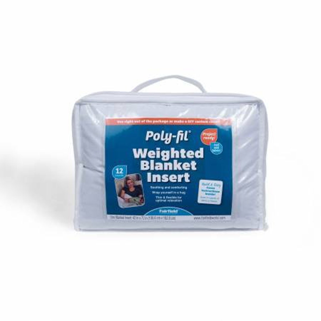 Weighted Blanket Insert 42in X 72in 12lb Brick Pack by Poly fil
