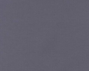 Kona Cotton Solid - Charcoal - by Robert Kaufman - 100% Cotton fabric 4.3 oz. - Order by half yard increments - 44" Wide
