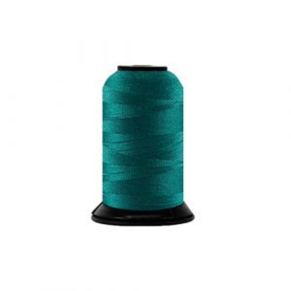 Floriani 40 wt. Polyester Embroidery Thread - 1,100 yards, 1,000 meters per Cone/Spool - Floriani PF223 Dark Teal