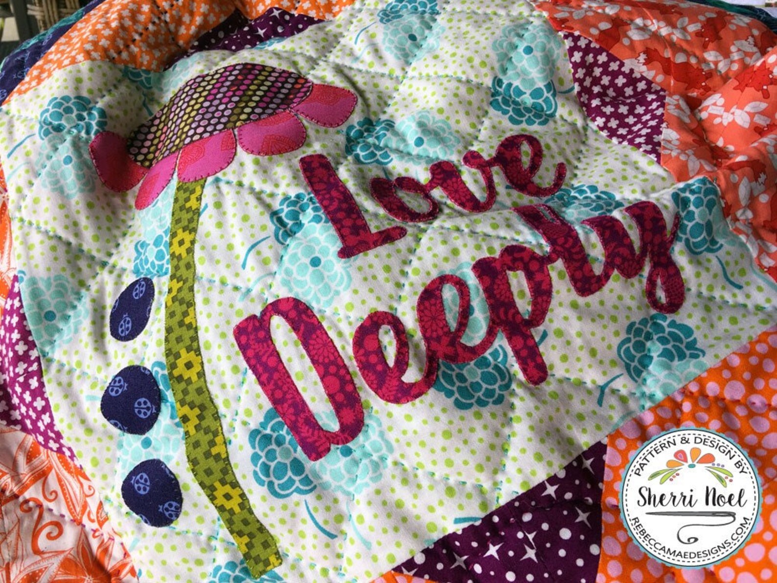 Dear Daughter Quilt Pattern bomblock of the Month From Etsy
