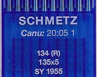 Schmetz 134R Machine Needles - size 90/14 - 2 Packs 10 Needles per Pack (20)