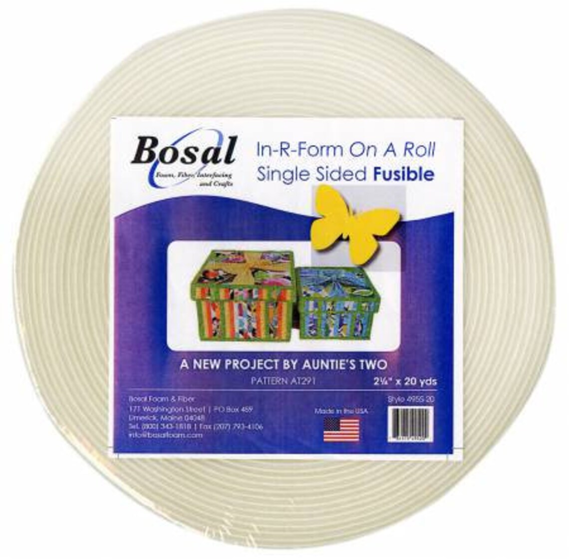 Fusible Jelly Roll Rug Batting Inrform Onaroll From Bosal Etsy