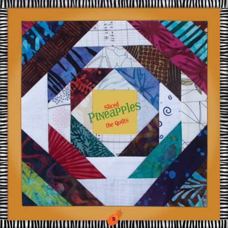Trash to Treasures Pineapple Quilts 2 Book withP:ineapple Tool Ruler by Gyleen Fitzgerald