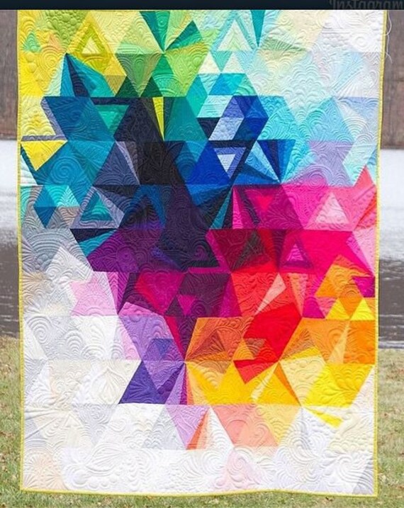 tesselation quilt pattern by nydia kehnle alison glass etsy new zealand