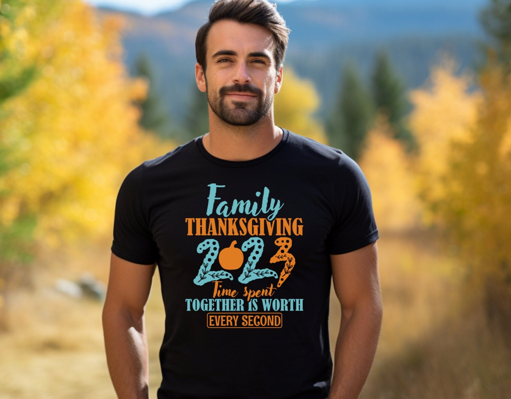 Family Thanksgiving 2023 Time Spent Toge Graphic by Manzuara