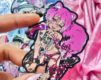 Catboy Stickers | BL Leather & Ribbons