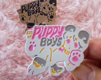 Anime Puppy Boy | CEO of PUPPY BOYs Enamel Pin | Pastel BL